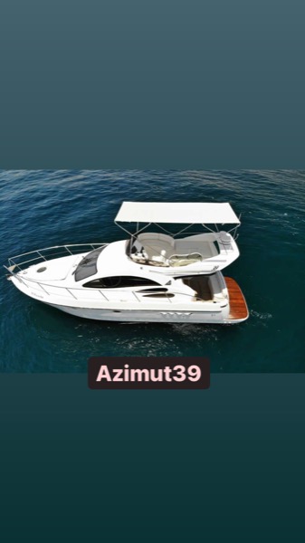 Azimut 39 aerial shot — Marbella coastline