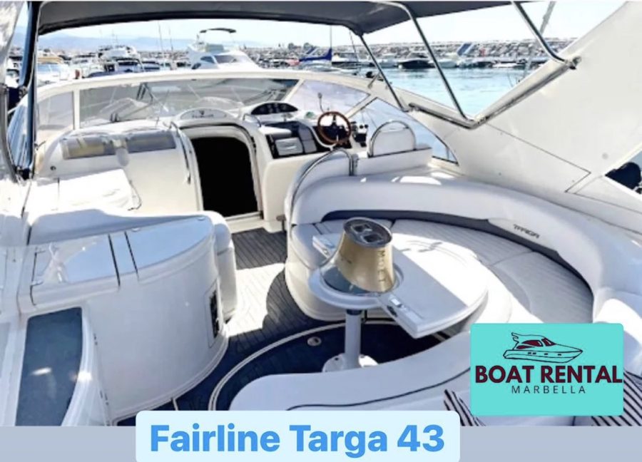 Fairline Targa 43 — Marbella charter