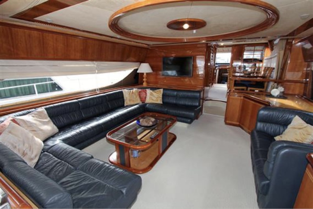 K80 mahogany main saloon