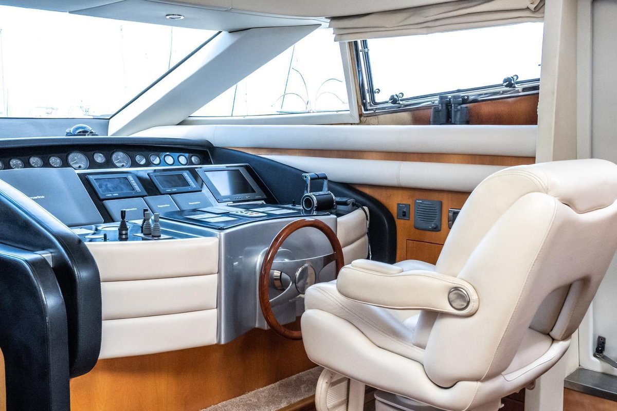 Guests relaxing on the foredeck of the Nuvari 64 off Marbella