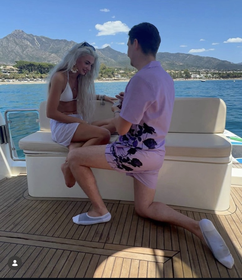 Proposal on a Yacht — Marbella